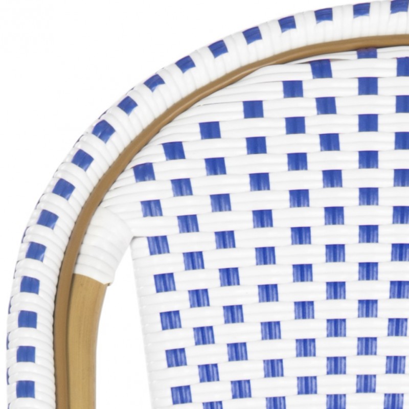 SALCHA INDOOR-OUTDOOR FRENCH BISTRO STACKING SIDE CHAIR