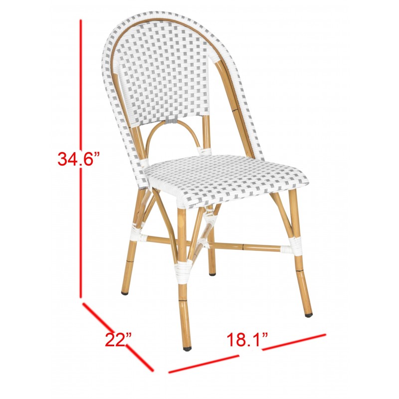 SALCHA INDOOR-OUTDOOR FRENCH BISTRO STACKING SIDE CHAIR