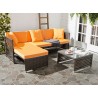 Likoma Wicker 3 PC Outdoor Set Likoma Wicker 3 PC Outdoor Set