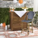 Gresley Indoor-Outdoor Stacking French Bistro Counter Stool