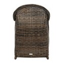 NEWTON WICKER ARM CHAIR WITH CUSHION