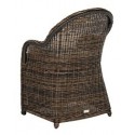 NEWTON WICKER ARM CHAIR WITH CUSHION