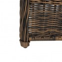 NEWTON WICKER ARM CHAIR WITH CUSHION