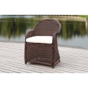 NEWTON WICKER ARM CHAIR WITH CUSHION