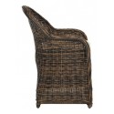 NEWTON WICKER ARM CHAIR WITH CUSHION