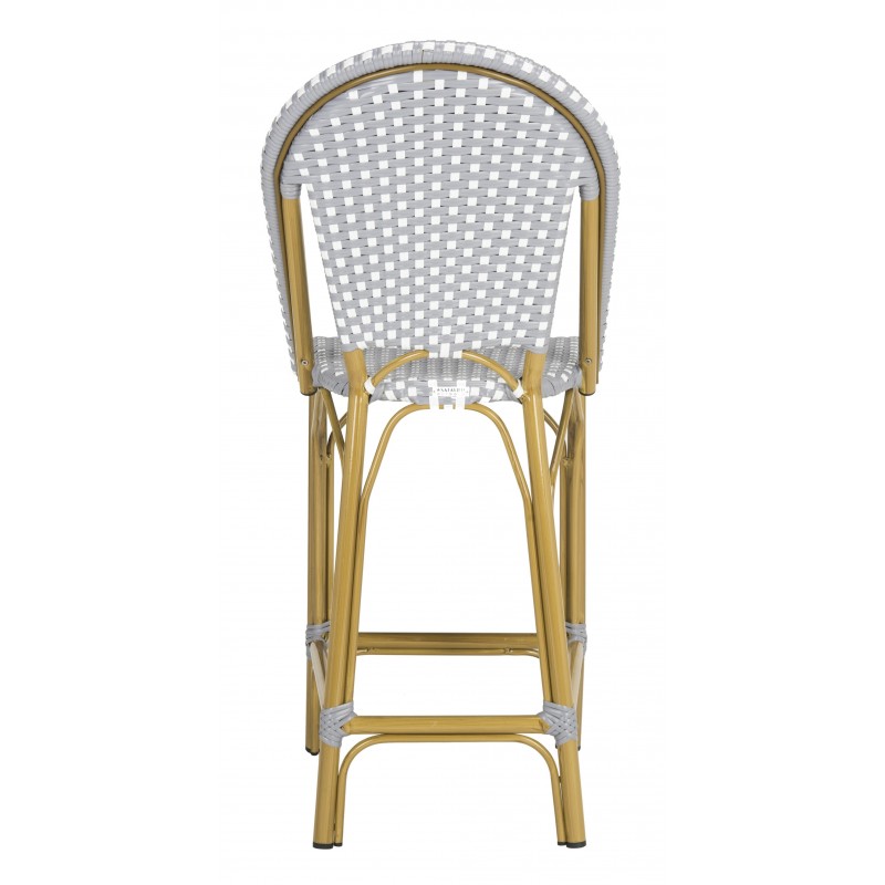 Gresley Indoor-Outdoor Stacking French Bistro Counter Stool