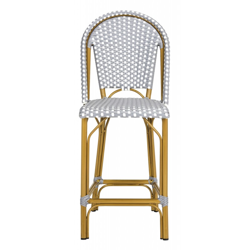 Gresley Indoor-Outdoor Stacking French Bistro Counter Stool