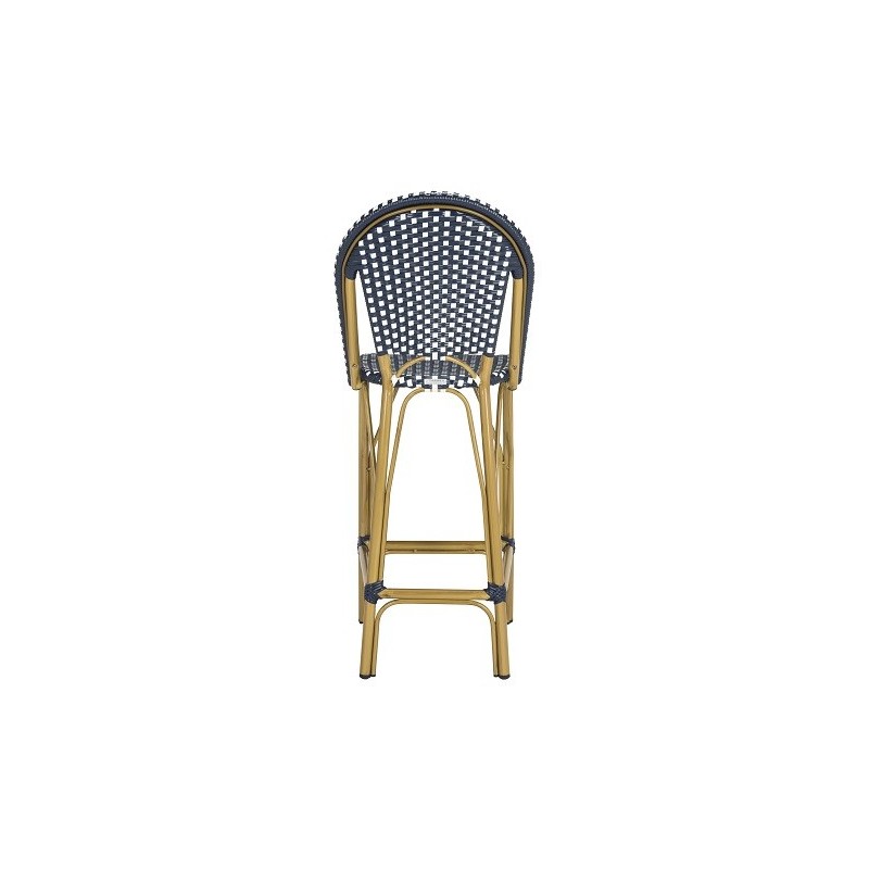 FORD INDOOR-OUTDOOR STACKING FRENCH BISTRO BAR STOOL