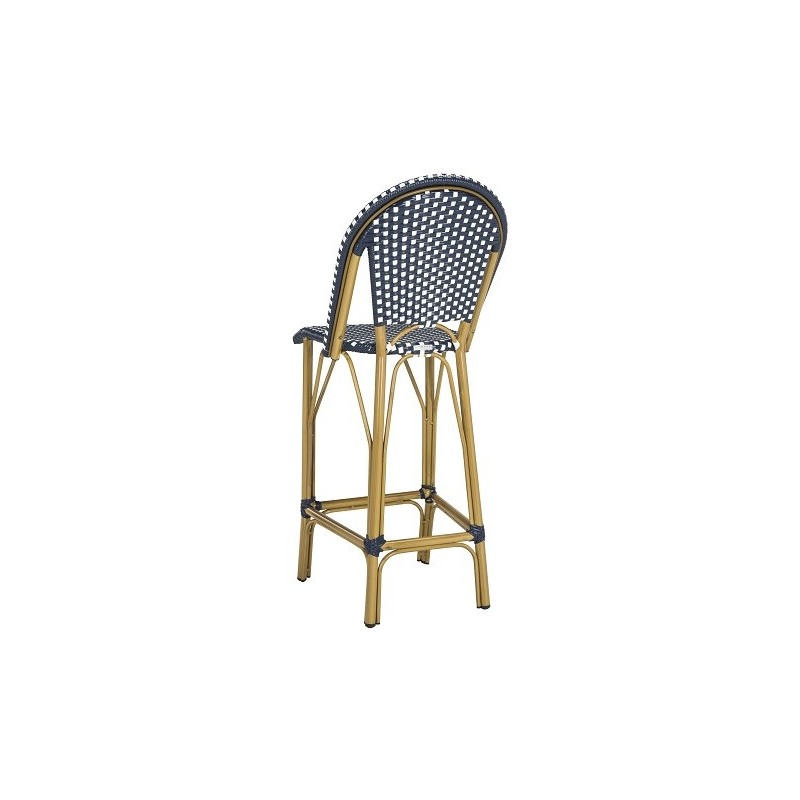 FORD INDOOR-OUTDOOR STACKING FRENCH BISTRO BAR STOOL