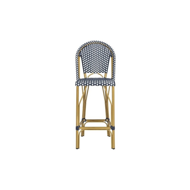 FORD INDOOR-OUTDOOR STACKING FRENCH BISTRO BAR STOOL
