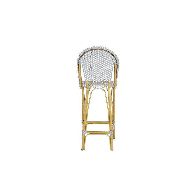 FORD INDOOR-OUTDOOR STACKING FRENCH BISTRO BAR STOOL