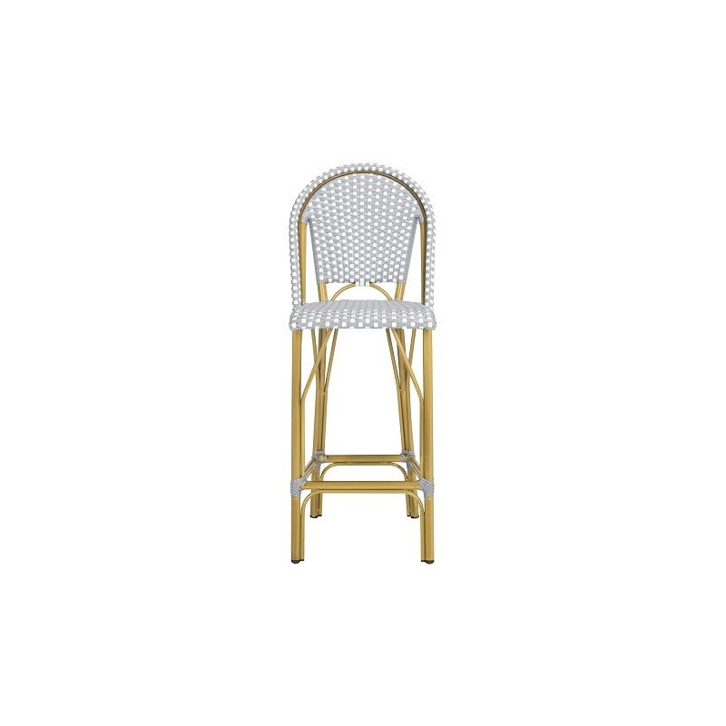 FORD INDOOR-OUTDOOR STACKING FRENCH BISTRO BAR STOOL