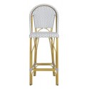 FORD INDOOR-OUTDOOR STACKING FRENCH BISTRO BAR STOOL