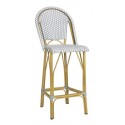 FORD INDOOR-OUTDOOR STACKING FRENCH BISTRO BAR STOOL