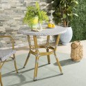 SIDFORD RATTAN BISTRO TABLE SIDFORD RATTAN BISTRO TABLE