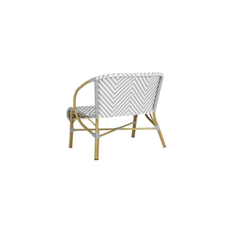 DANDRA HERRINGBONE RATTAN SETTEE