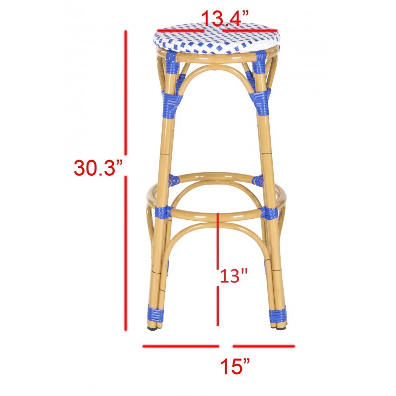 SALCHA INDOOR-OUTDOOR FRENCH BISTRO STACKING SIDE CHAIRKIPNUK INDOOR-OUTDOOR STACKING BAR STOOL