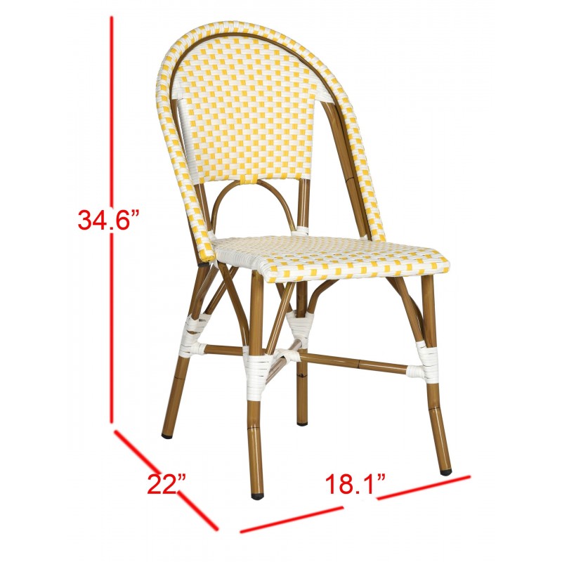 Sarcha Indoor-Outdoor French Bistro Stacking Side Chair