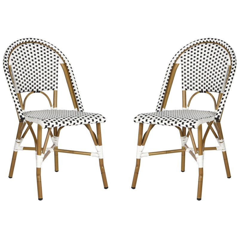 Sarcha Indoor-Outdoor French Bistro Stacking Side Chair