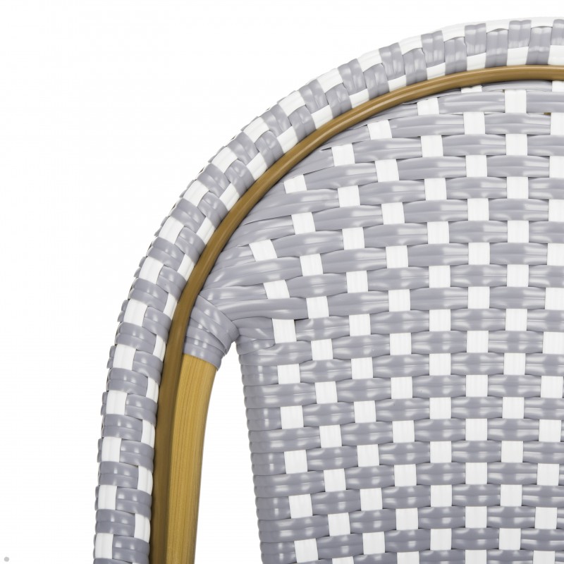 Sarcha Indoor-Outdoor French Bistro Stacking Side Chair