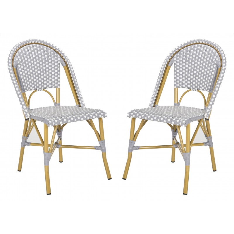 Sarcha Indoor-Outdoor French Bistro Stacking Side Chair