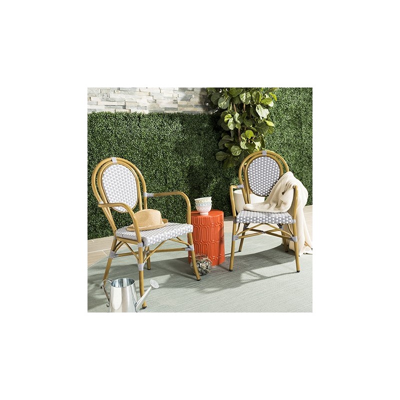 Rosen French Bistro Stacking Arm Chair