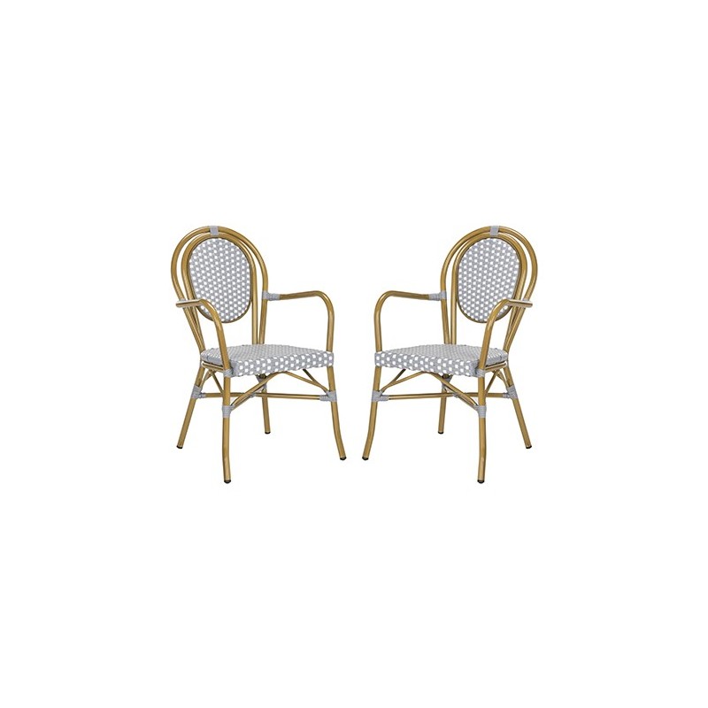 Rosen French Bistro Stacking Arm Chair