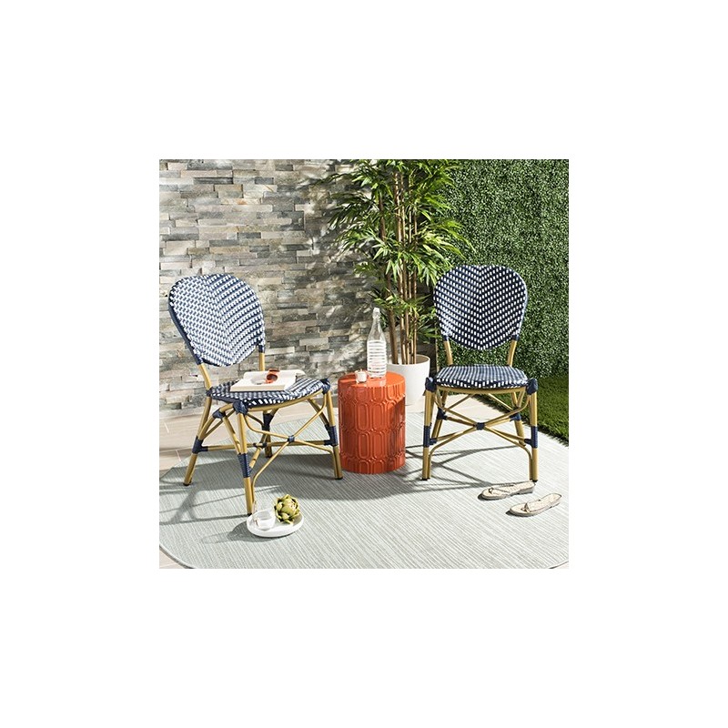 Lisbeth French Bistro stacking Side Chair
