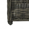 Safavieh Newton Wicker Arm Chair with Cushion - Grey/Beige (PAT2509A)