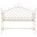 Abner Wrought Iron 45.75-Inch W Outdoor Garden Bench