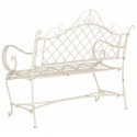 Abner Wrought Iron 45.75-Inch W Outdoor Garden Bench