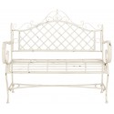 Abner Wrought Iron 45.75-Inch W Outdoor Garden Bench