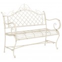 Abner Wrought Iron 45.75-Inch W Outdoor Garden Bench