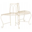 Abia Wrought Iron 50-Inch W Outdoor Tree Bench