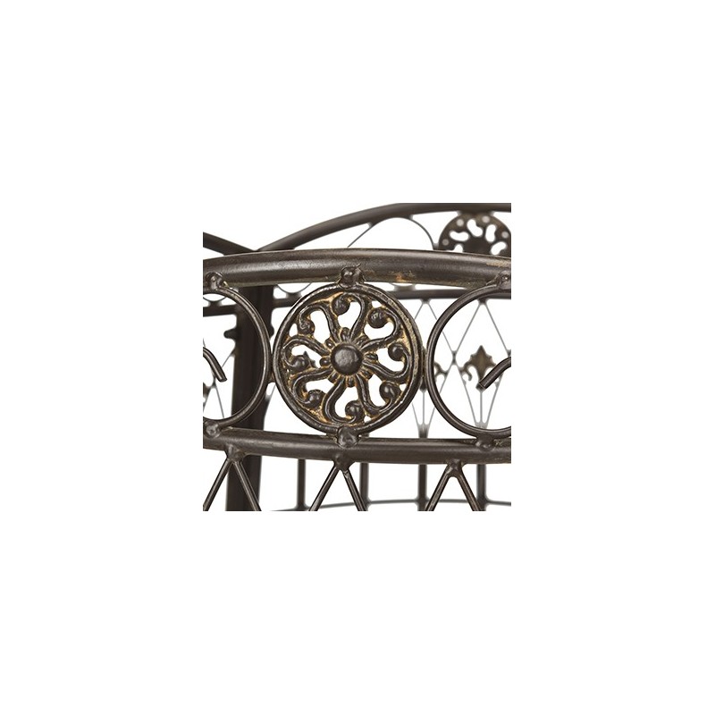 Ally Darling Wrought Iron 60.25-inch W Outdoor Tree Bench
