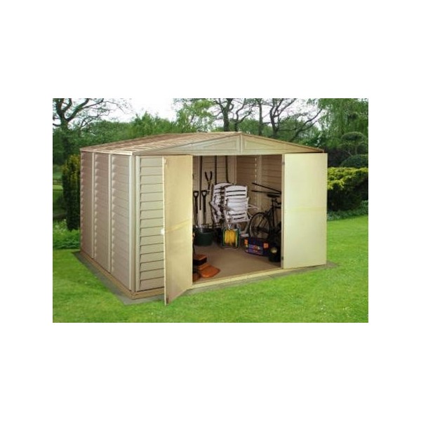 DuraMax 10.5' x 10.5' Woodbridge Vinyl Shed Kit (00481)