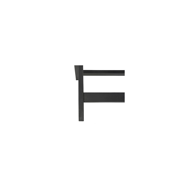 Safavieh Evert Half Patio Set and Umbrella - Dark Slate Grey/Beige (PAT6750A)