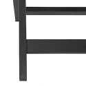 Safavieh Evert Half Patio Set and Umbrella - Dark Slate Grey/Beige (PAT6750A)