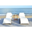 Safavieh Pacifica 3 Piece Lounge Set - Natural/Beige (PAT7020B) Safavieh Pacifica 3 Piece Lounge Set - Natural/Beige (PAT7020B)
