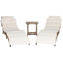 Safavieh Pacifica 3 Piece Lounge Set - Natural/Beige (PAT7020B)