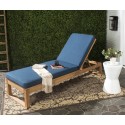 Safavieh Solano Sunlounger - Natural/Navy (PAT7024C)