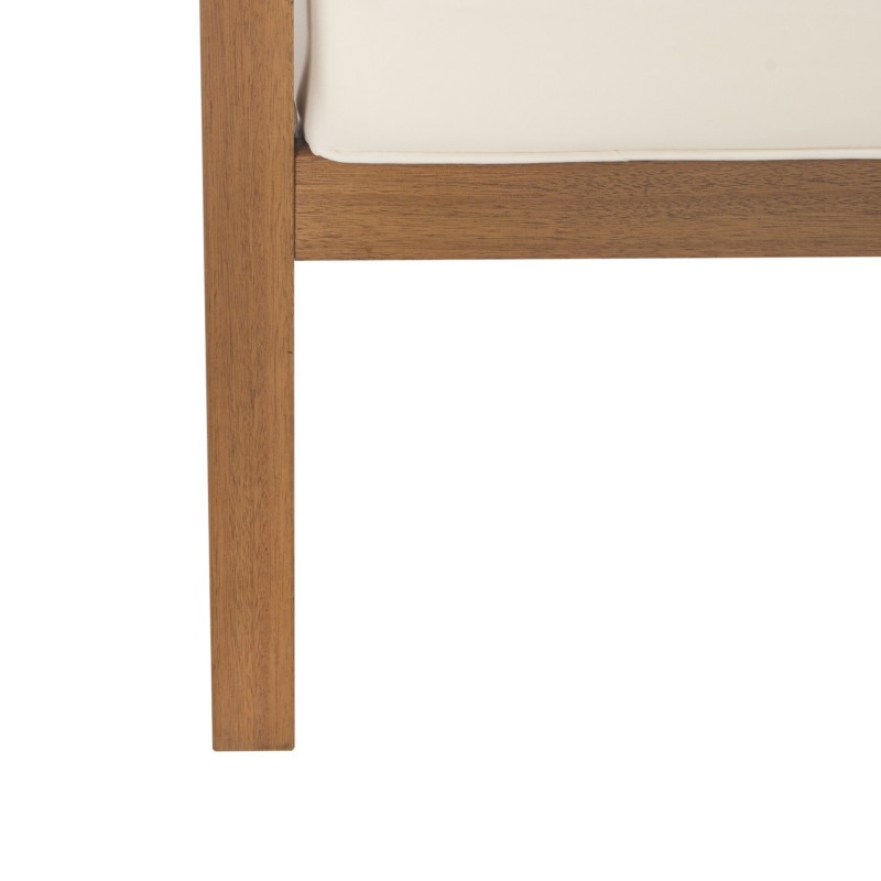 Safavieh Montez 4 PC Outdoor Set with Accent Pillows - Natural/White/Navy (PAT7030A)