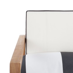 Safavieh Montez 4 PC Outdoor Set with Accent Pillows - Natural/Black/White (PAT7030C)