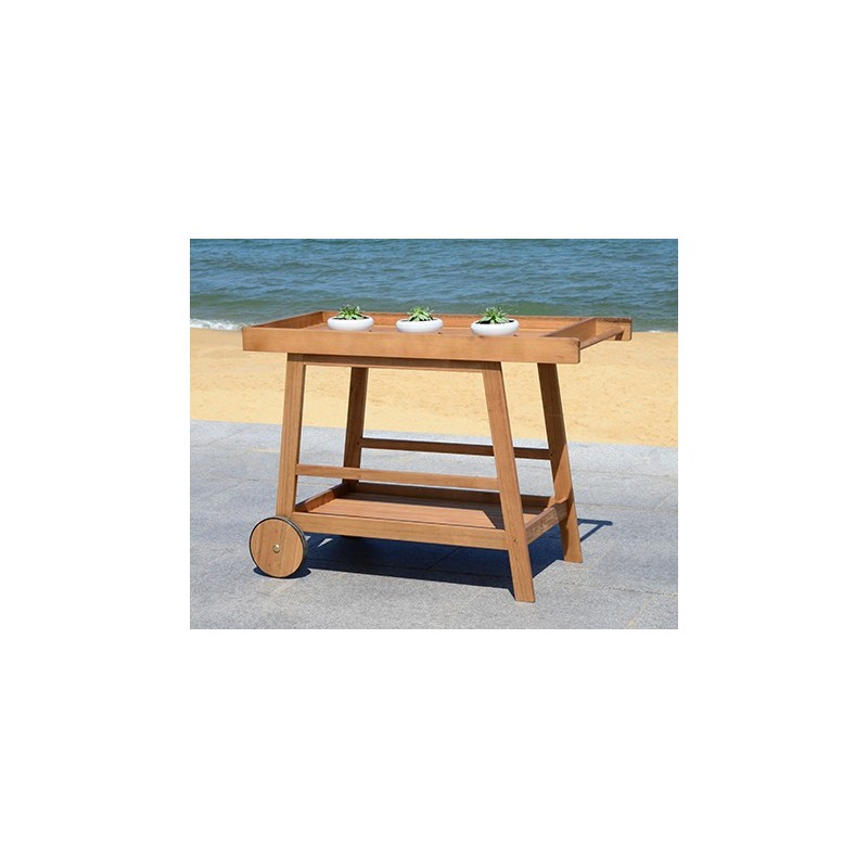Safavieh Renzo Indoor/Outdoor Bar Cart - Natural (PAT7032A)