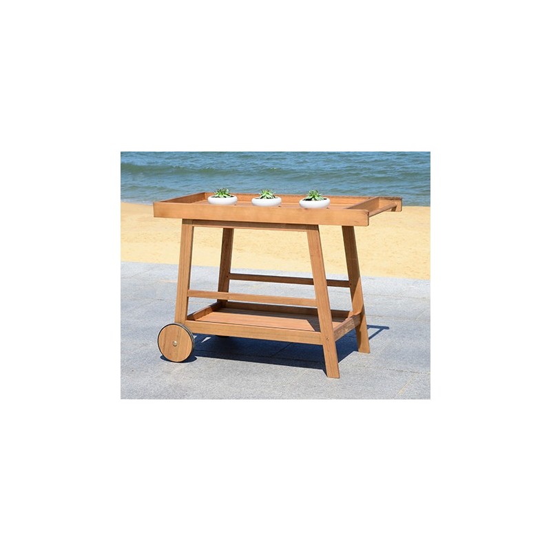 Safavieh Renzo Indoor/Outdoor Bar Cart - Natural (PAT7032A)