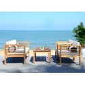 Alda 4 PC Outdoor Set with Accent Pillows