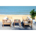 Alda 4 PC Outdoor Set with Accent Pillows