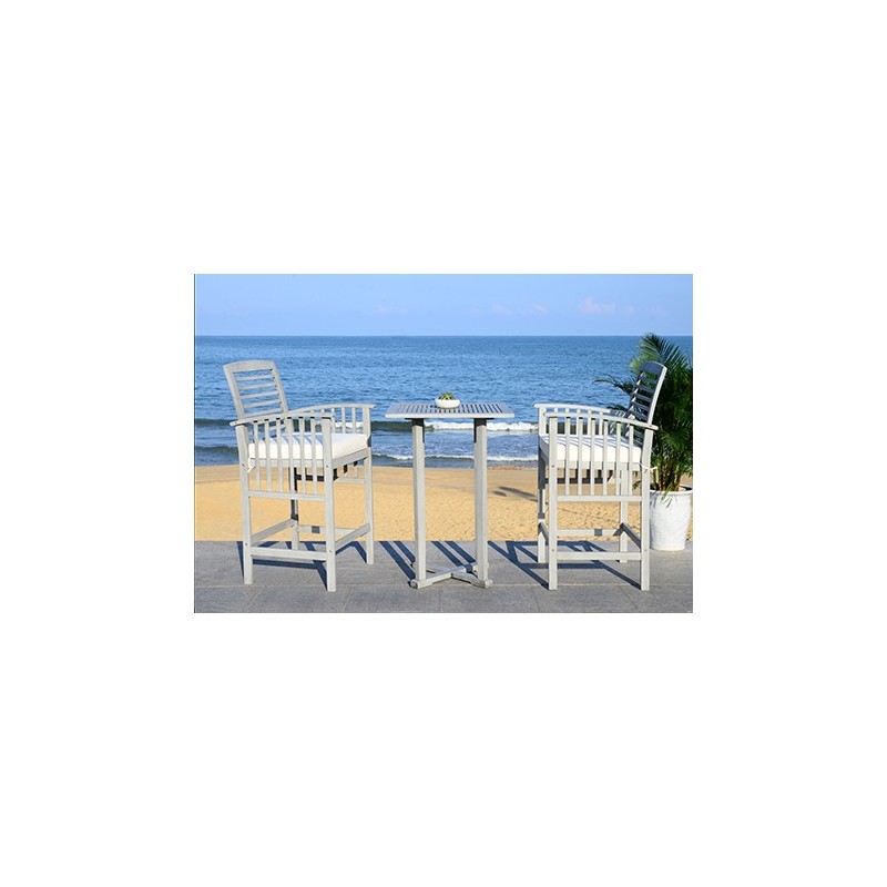 Pate 3 PC Bar 39.8-inch H Table Bistro Set