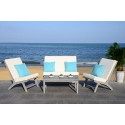 Chaston 4 PC Outdoor Living Set with Accent Pillows