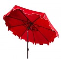 UV Resistant Zimmerman 9 FT Crank Market Push Button Tilt Umbrella with Flap UV Resistant Zimmerman 9 FT Crank Market Push Button Tilt Umbrella with Flap